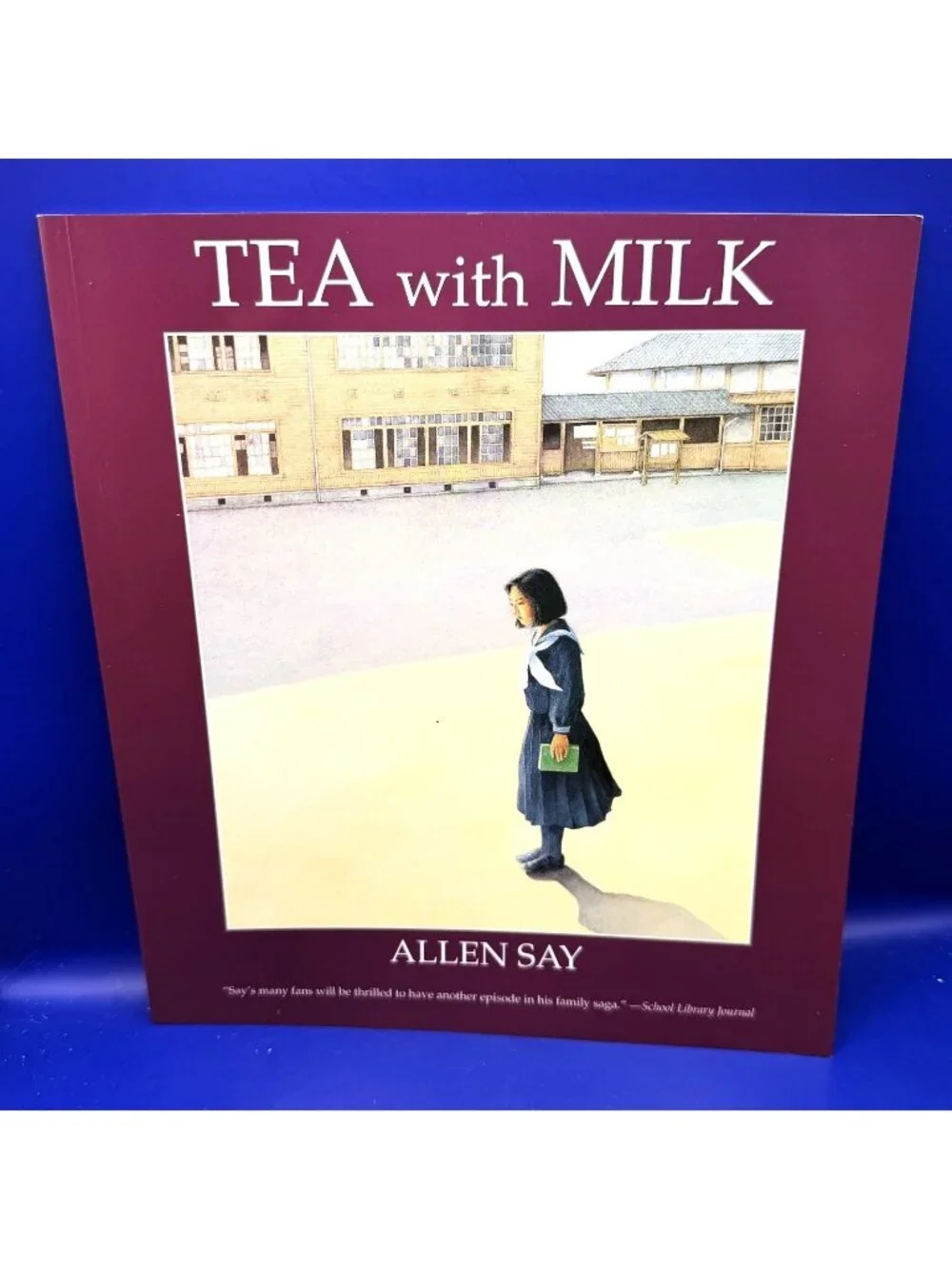 Tea With Milk Allen Say PB Clarion 2009 Ex Library Japan Multicultural Homeschoo